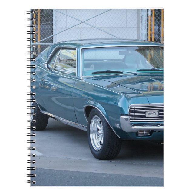 Classic car notepad notebook (Front)