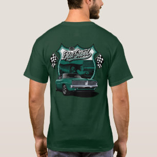 Classic Car Old Steel Race Pattern T-Shirt