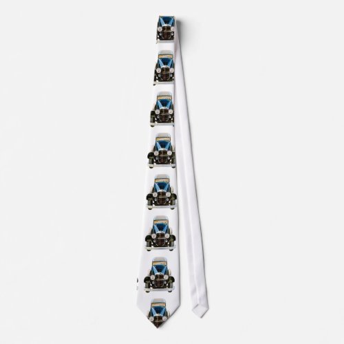 Classic Car Pattern 8  Garysretrogarage Tie