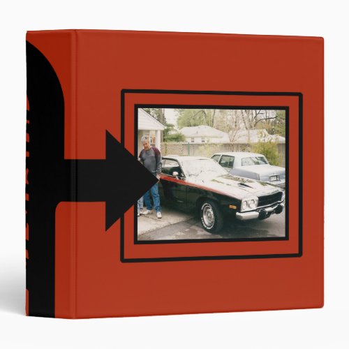 Classic Car Photo Keepsake Book 3 Ring Binder