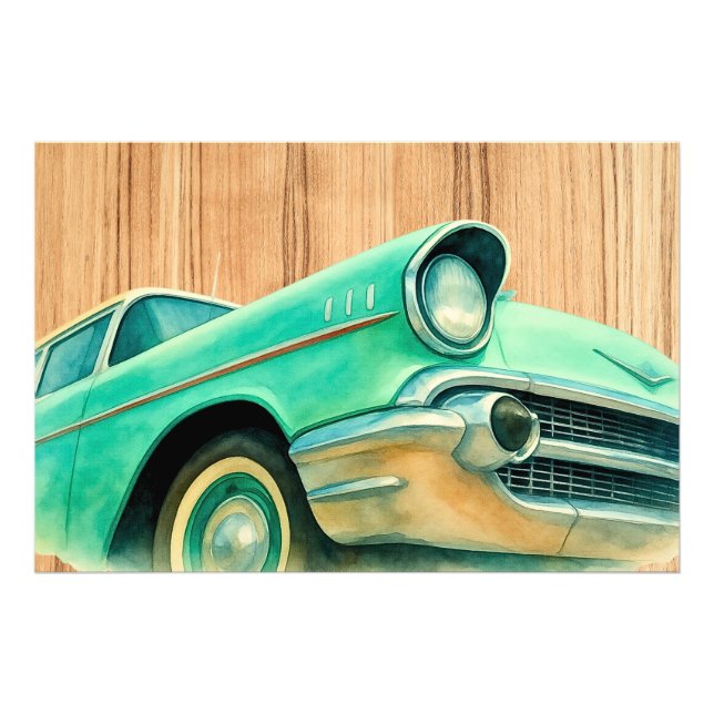Classic Car Photo Print (Front)