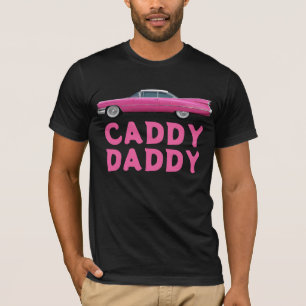 CLASSIC CAR PINK CADDY DADDY DAD T-Shirt