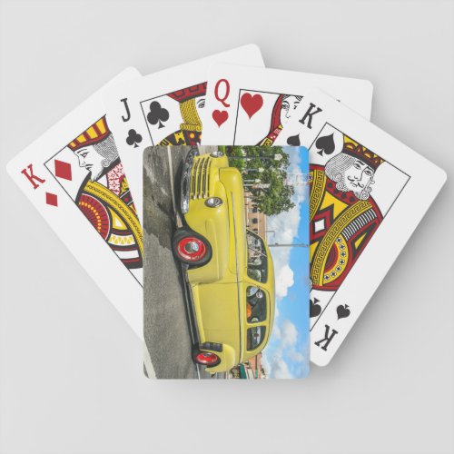 Classic Car Playing Cards