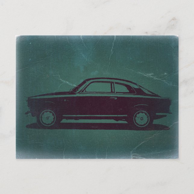 Classic car postcard (Front)