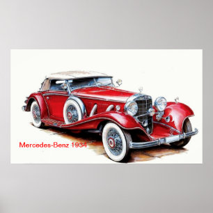 Classic Car Poster