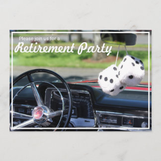 Classic Car Retirement Party Invitation