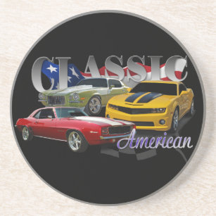 57'  CHEVY  COUPE   CHEVROLET      SET OF  6   RUBBER DRINK  COASTERS 