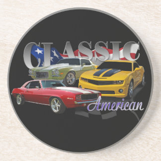Classic Car Sandstone Coaster