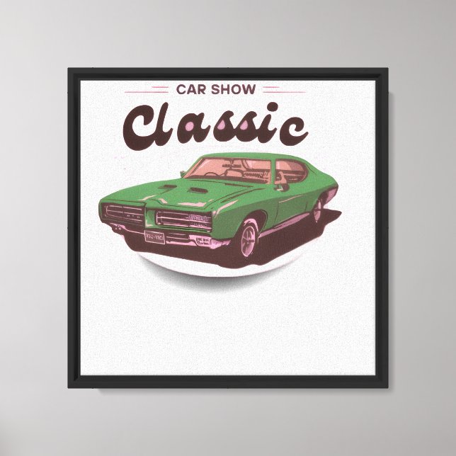 Classic Car Show  Canvas Print (Front)