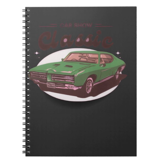 Classic Car Show  Notebook (Front)
