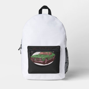 Classic Car Show Printed Backpack