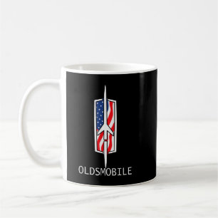 Classic Car Show Vintage Oldsmobile Rocket Logo Coffee Mug