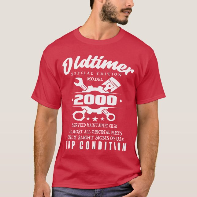 Classic Car Special Edition Model 2000 Birthday vi T-Shirt (Front)