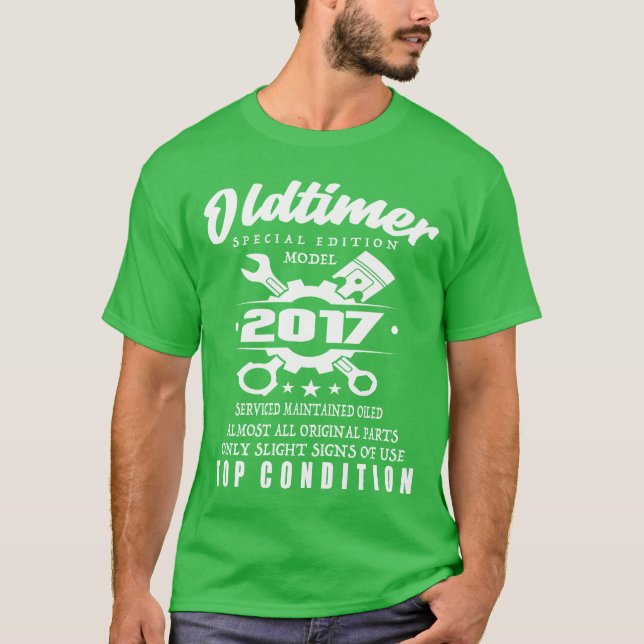 Classic Car Special Edition Model 2017 Birthday bo T-Shirt (Front)