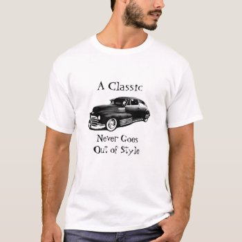 Classic Car T-shirt by grnidlady at Zazzle