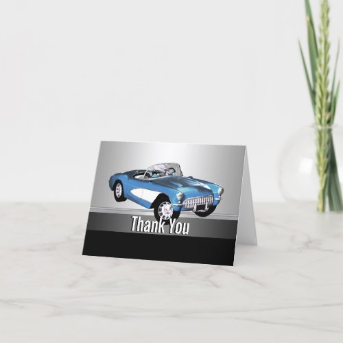 Classic Car Thank You Cards