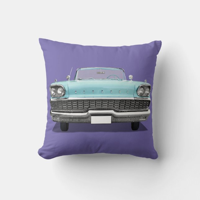 CLASSIC CAR THROW PILLOW (Front)