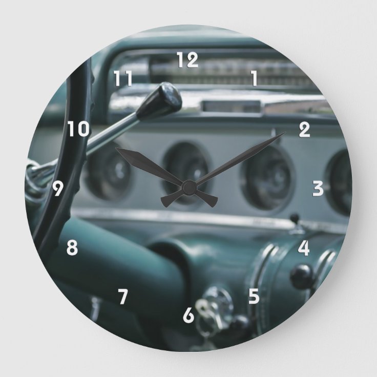Classic Car Wall Clocks Zazzle