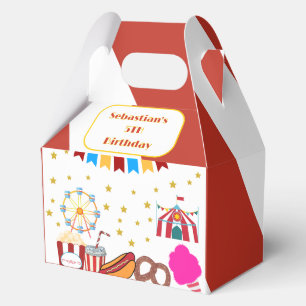 Classic Carnival Party Favor Boxes