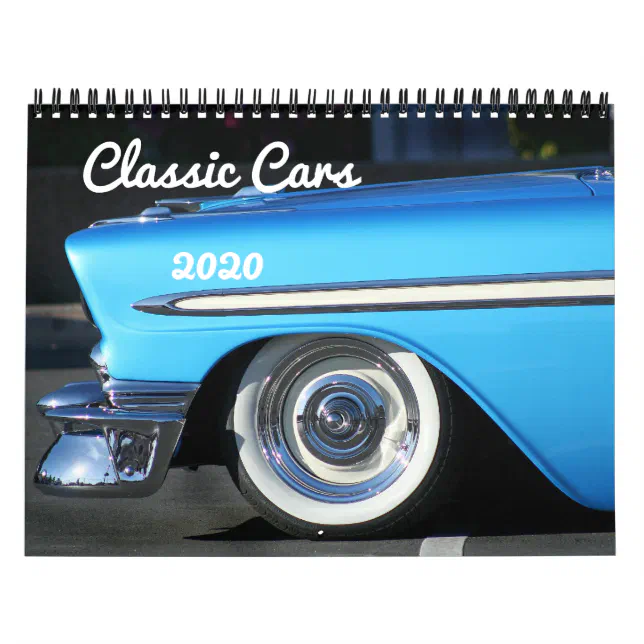 Classic Cars 2020 Calendar | Zazzle