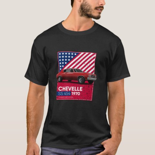 Classic Cars Chevelle SS 454 1970 T_Shirt