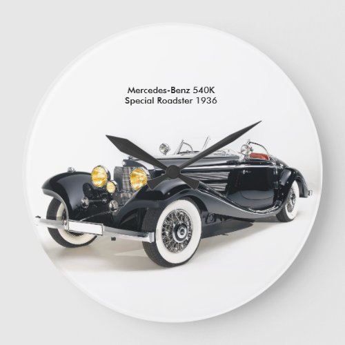 Classic cars image for Round_Large_Wall_Clock Large Clock