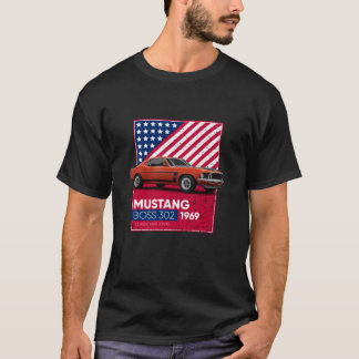 Classic Cars Mustang Mach Boss 302 1969 T-Shirt