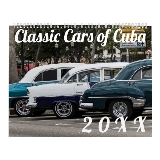 Classic Cars of Cuba 2 Calendar (Cover)