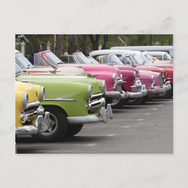 Classic Cars of Cuba Assortment Postcard (Front)