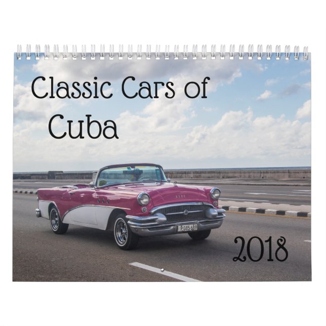 Classic cars of cuba calendar