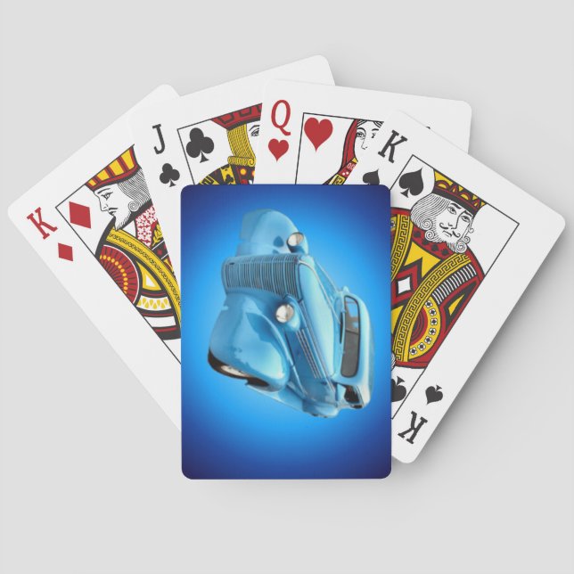 Classic Cars Playing Cards. Poker Cards (Back)
