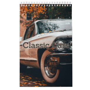 Classic Cars Showcase Collection Wall Calendar