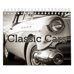 Classic Cars Showcase Collection Wall Calendar