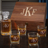 Classic Carson Glasses Set with Draper Decanter (Front)