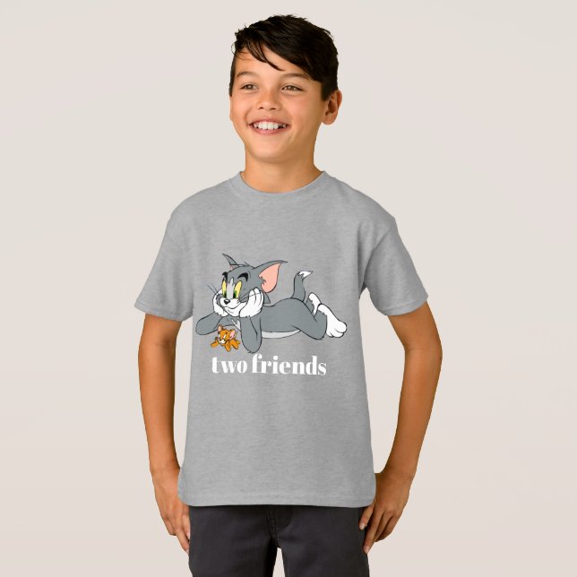 Classic Cartoon Rivals: Tom Meets Jerry T-Shirt (Front Full)