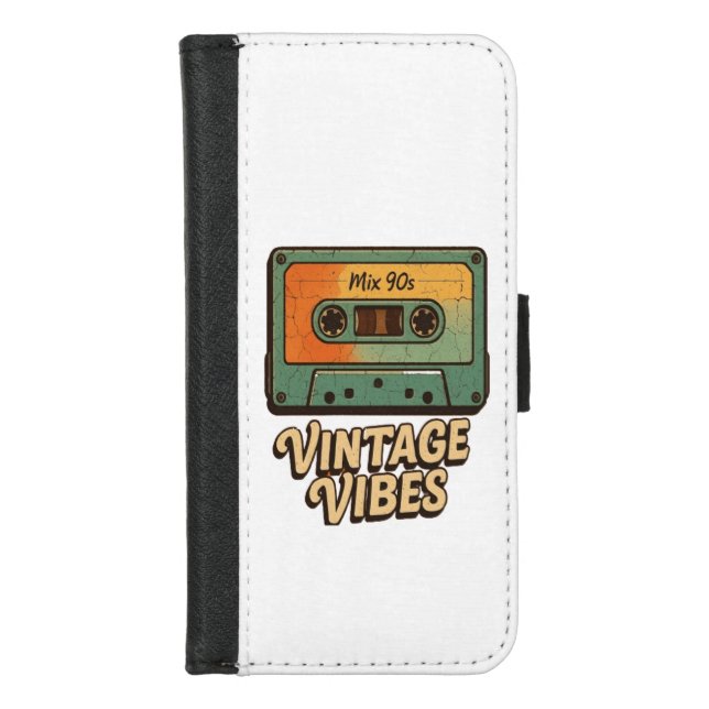 Classic Cassette iPhone Wallet Case (Front)