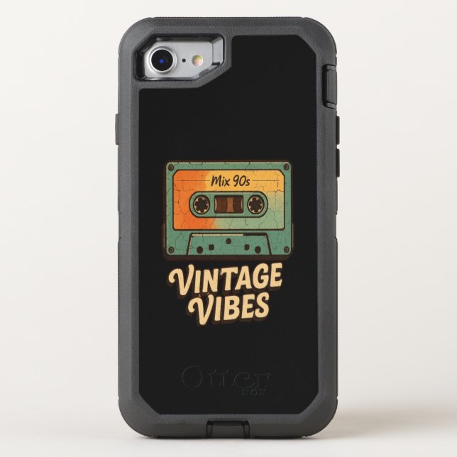 Classic Cassette Otterbox iPhone Case (Back)