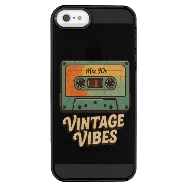 Classic Cassette Uncommon iPhone Case (Back)