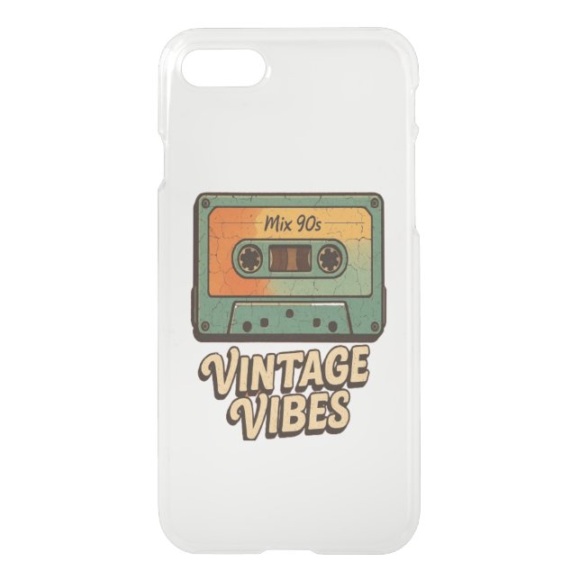 Classic Cassette Uncommon iPhone Case (Back)