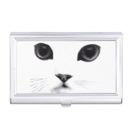 Classic Cat Face Case For Business Cards