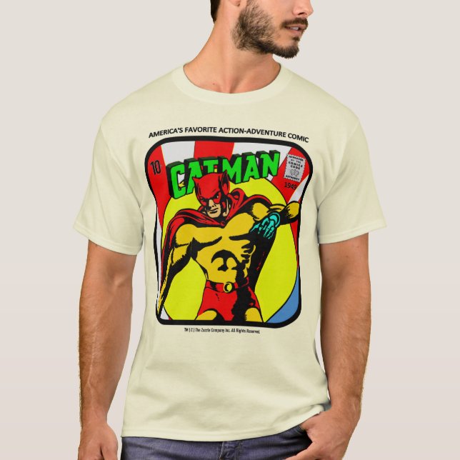Classic CAT-MAN '1949' T-Shirt (Front)