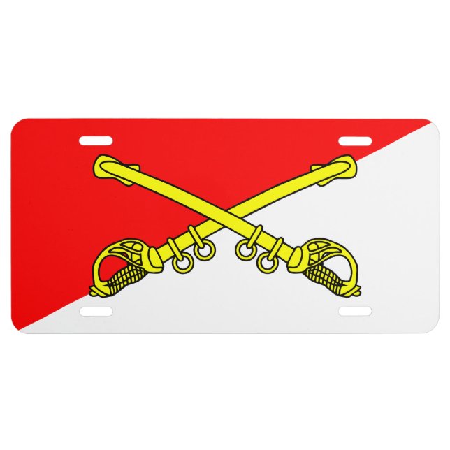 Classic Cavalry License Plate (Front)