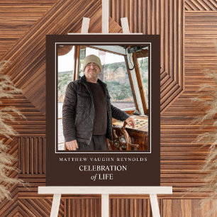 Classic Celebration of Life Photo Foam Board