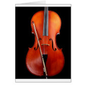 Classic cello on black (Front)