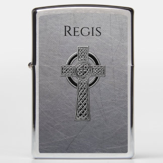Classic Celtic Cross, Eire, Ireland, Ancient Cross Zippo Lighter