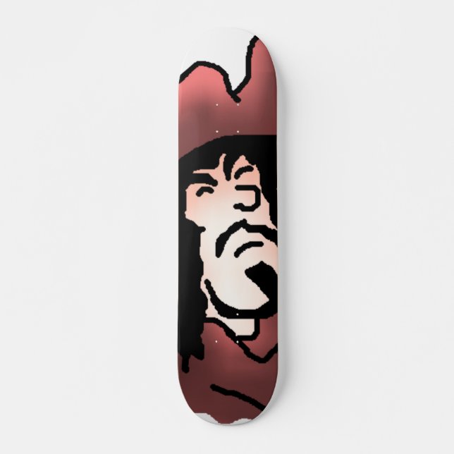 Classic Characters 2-5 Captain Hook Skateboard Deck (Front)