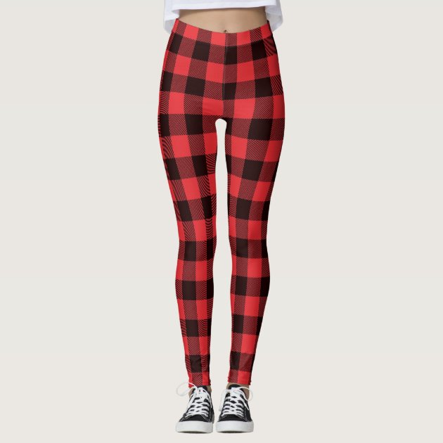 NWT Old Navy High-Rise Leggings red buffalo plaid Medium | eBay