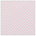 Classic Checkerboard Pink Pattern Fabric