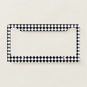 Classic Checkerboard Plate Frame