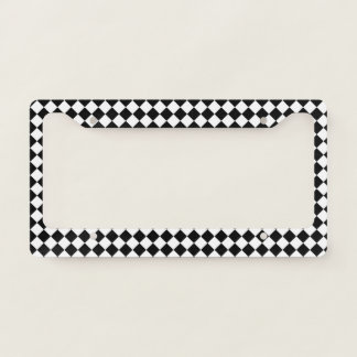 Classic Checkerboard Plate Frame